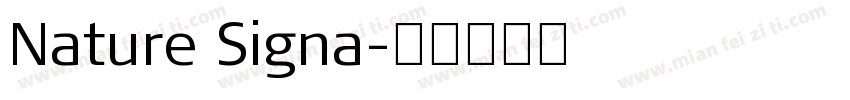 Nature Signa字体转换